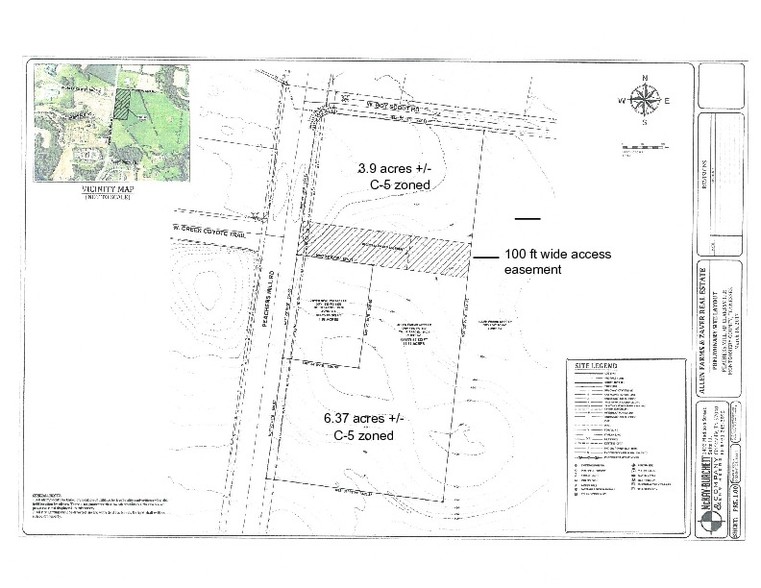 Peachers Mill Road & W Boy Scout Rd, Clarksville, TN à vendre - Plan cadastral - Image 2 de 2