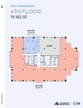 8401 Greensboro Dr, McLean, VA à louer Plan d’étage- Image 1 de 1