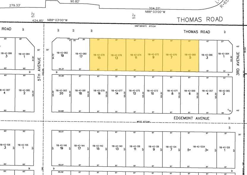 333 W Thomas Rd, Phoenix, AZ à louer - Plan cadastral - Image 2 de 13