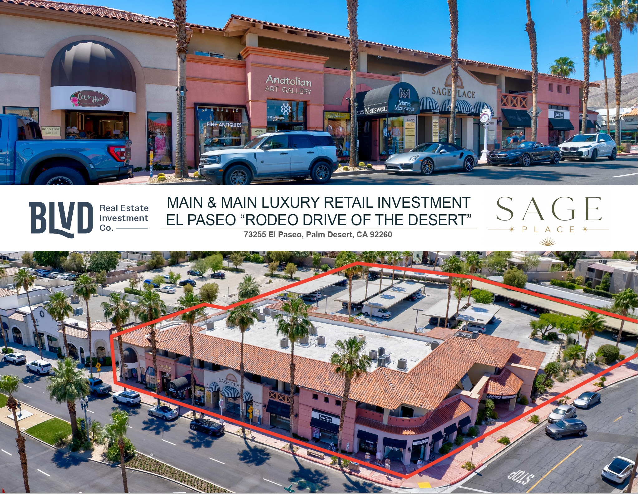 73255 El Paseo, Palm Desert, CA à vendre Photo principale- Image 1 de 19
