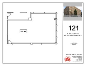 121 S Wilke Rd, Arlington Heights, IL à louer Plan de site- Image 1 de 1