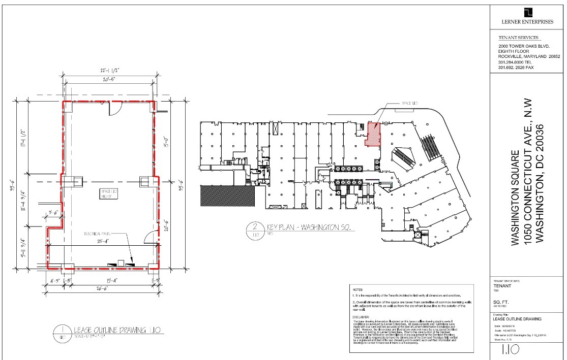 1050 Connecticut Ave NW, Washington, DC for lease Floor Plan- Image 1 of 1