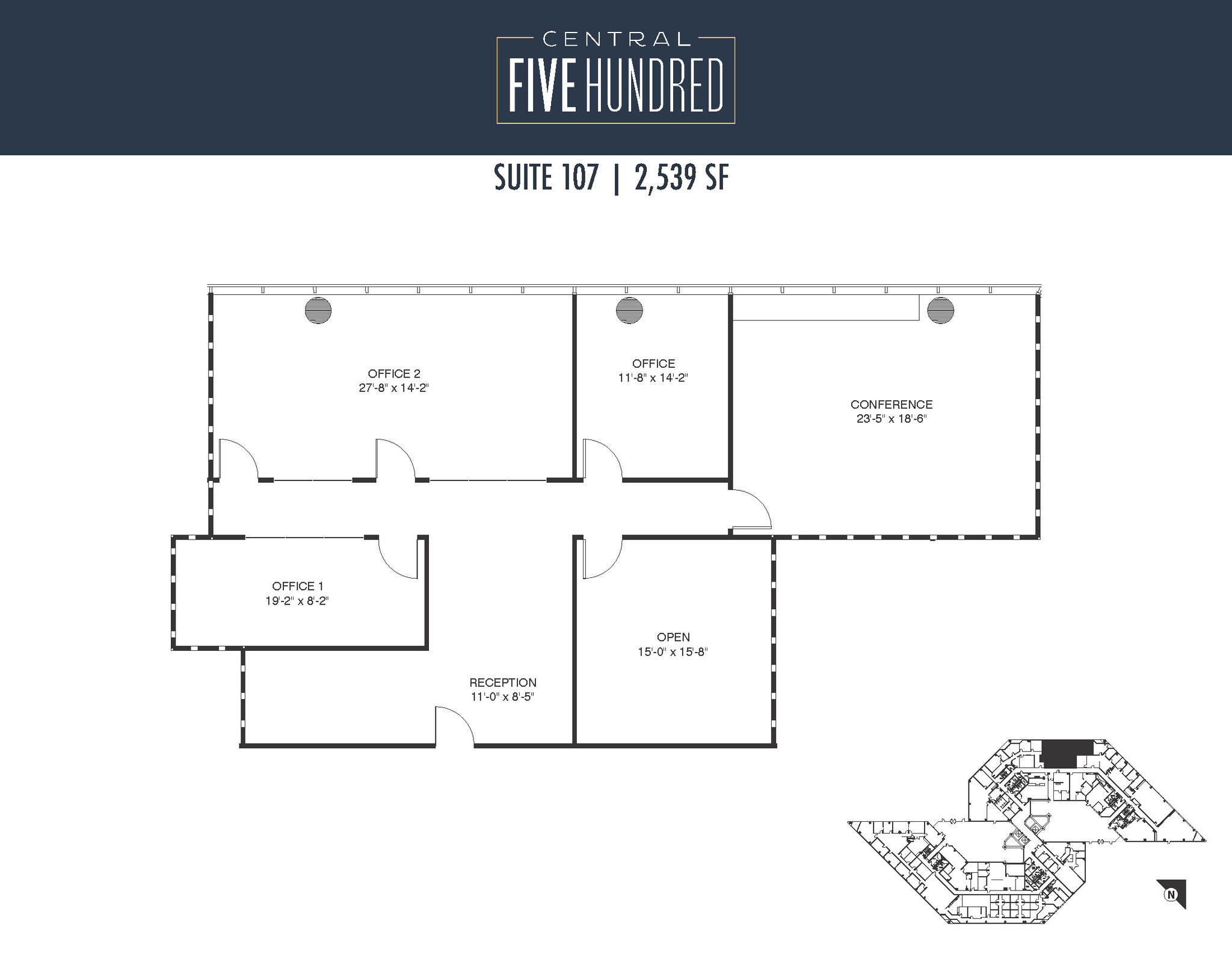 500 N Central Expy, Plano, TX for lease Floor Plan- Image 1 of 1