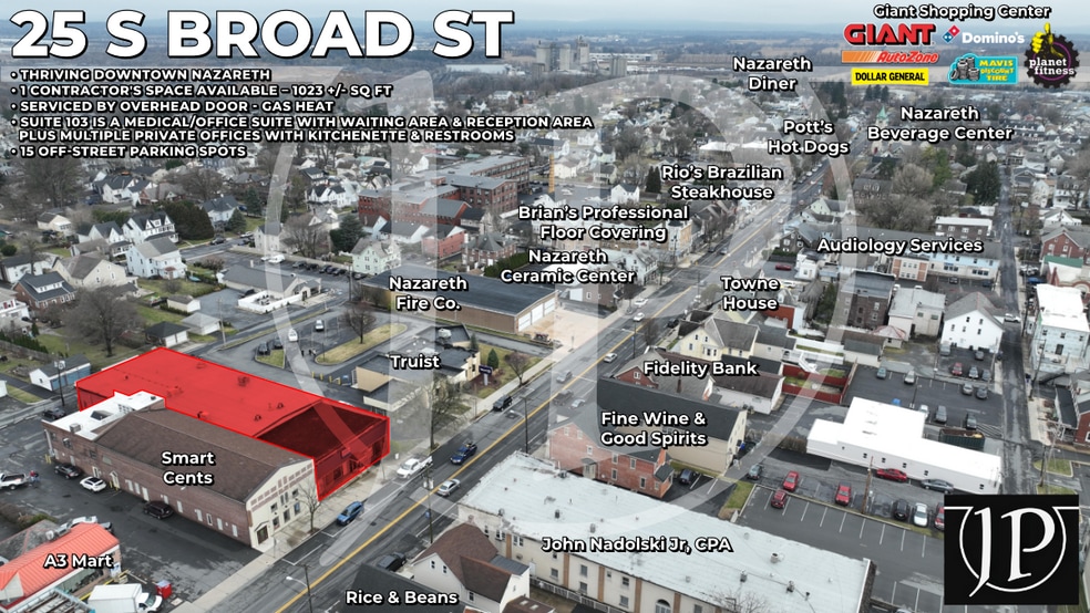 25 S Broad St, Nazareth, PA for lease - Building Photo - Image 1 of 43