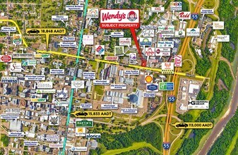 1240 High St, Jackson, MS - Aérien  Vue de la carte - Image1