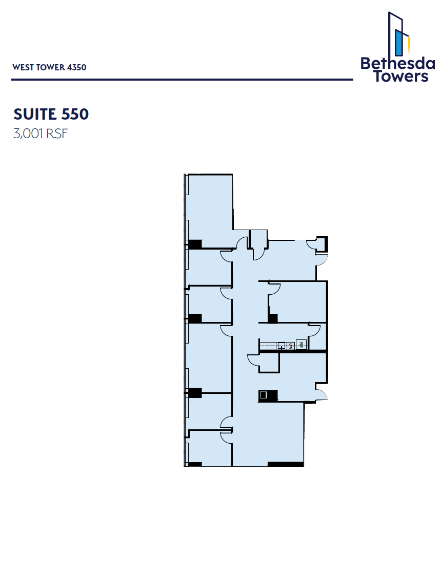 4340 East-West Hwy, Bethesda, MD for lease Floor Plan- Image 1 of 1
