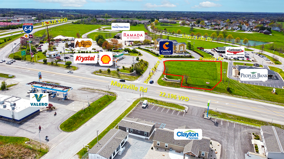 101 Stone Trace Dr, Mount Sterling, KY à vendre - Aérien - Image 2 de 7