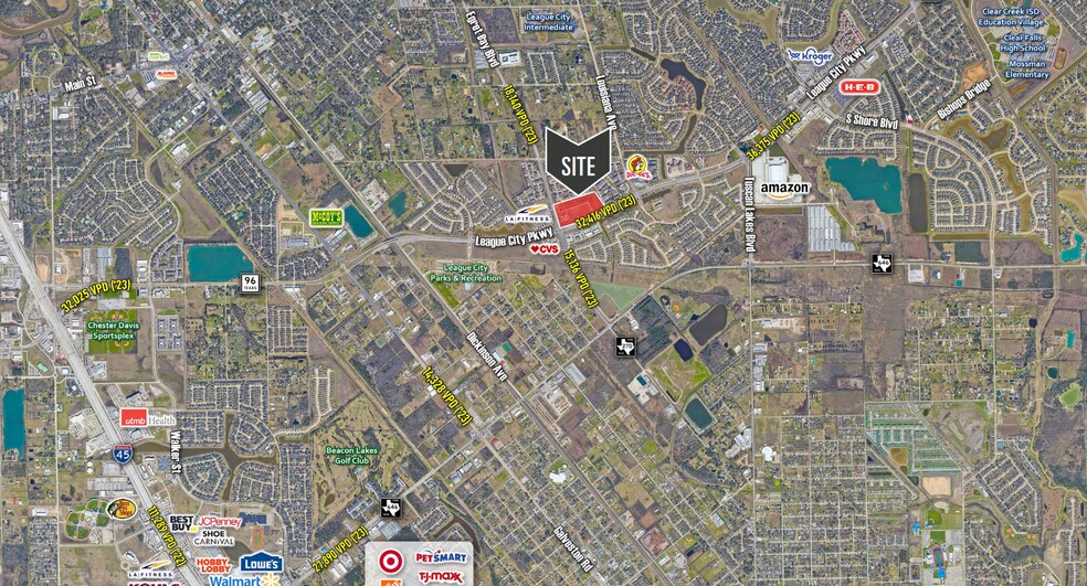 1340 League City Pkwy, League City, TX à louer - Photo du bâtiment - Image 3 de 6