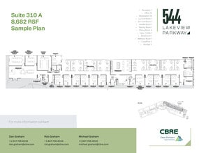 544 Lakeview Pky, Vernon Hills, IL for lease Floor Plan- Image 2 of 4