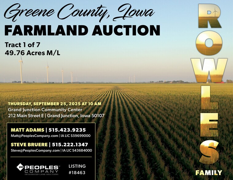 S Avenue, Grand Junction, IA à vendre - Photo principale - Image 1 de 1