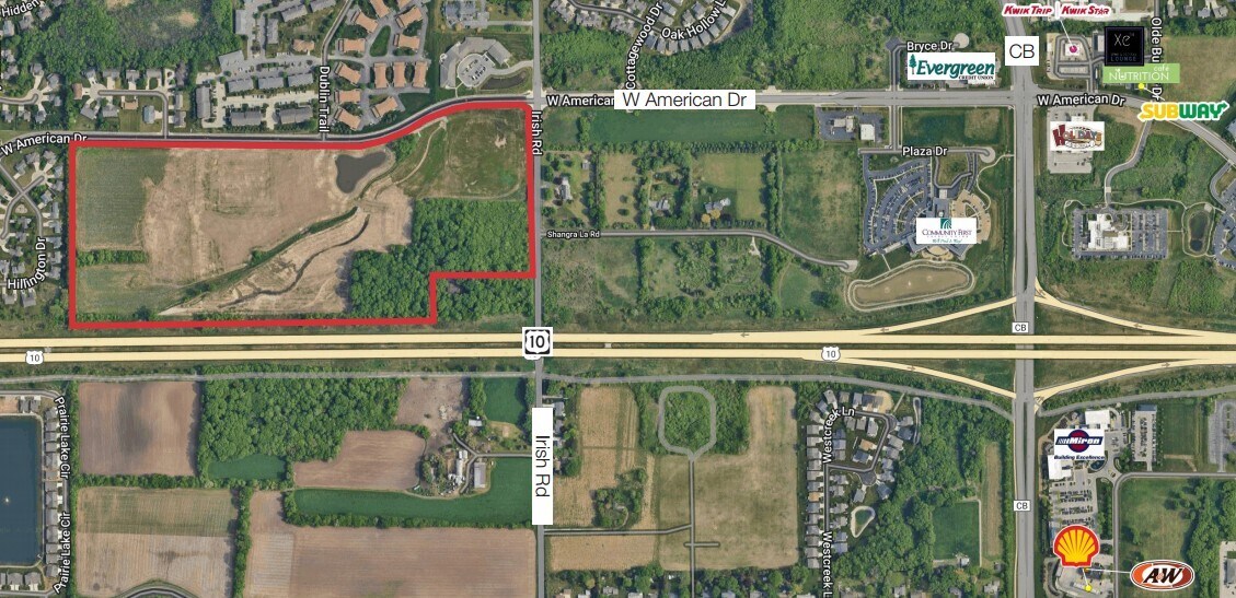 American, Neenah, WI à vendre Aérien- Image 1 de 3