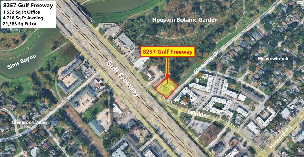 8257 Gulf Fwy, Houston, TX à louer - Aérien - Image 2 de 20