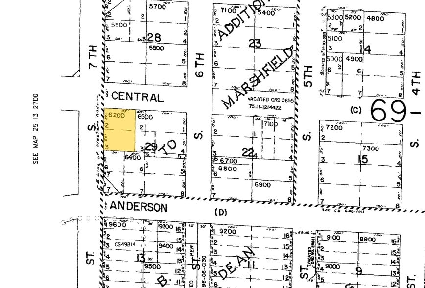 693 W Central Ave, Coos Bay, OR for sale - Plat Map - Image 2 of 3