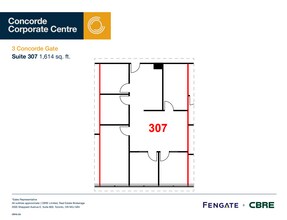 3 Concorde Gate, Toronto, ON for lease Floor Plan- Image 1 of 1