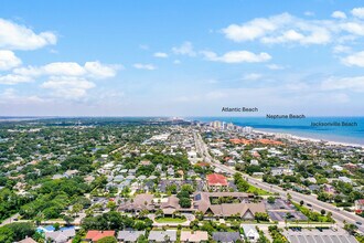 410 Jacksonville Dr, Jacksonville Beach, FL - Aerial map view