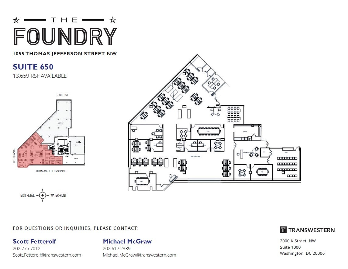 1055 Thomas Jefferson St NW, Washington, DC for lease Interior Photo- Image 1 of 1