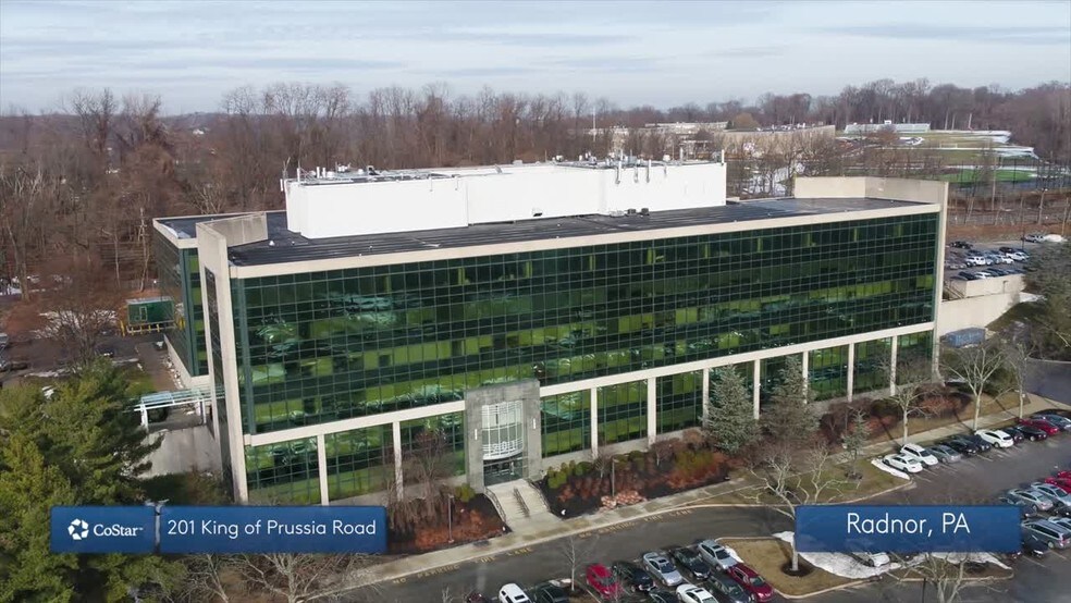201 King of Prussia Rd, Radnor, PA à louer - Vidéo aérienne - Image 2 de 6