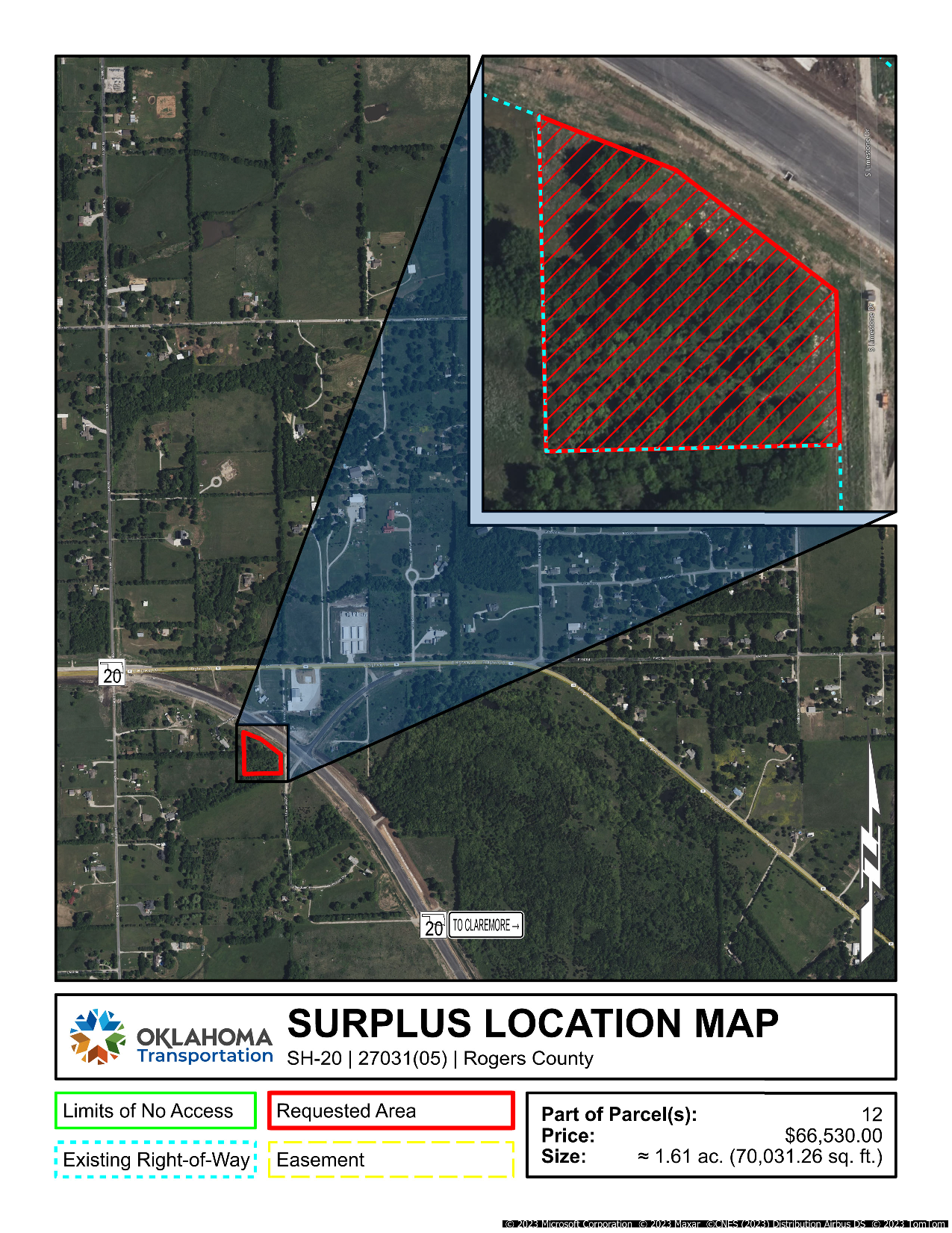 SH-20, Claremore, OK for sale Primary Photo- Image 1 of 1