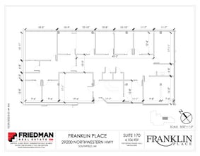 29200 Northwestern Hwy, Southfield, MI for lease Floor Plan- Image 1 of 2