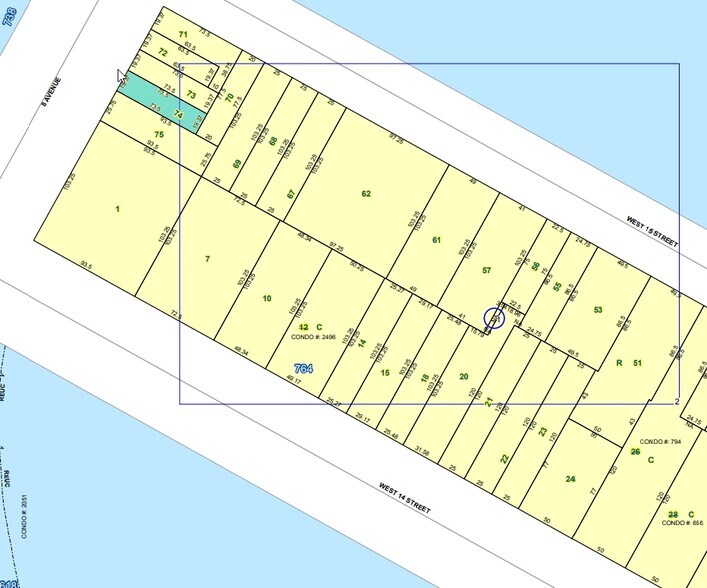 94 Eighth Ave, New York, NY à vendre - Plan cadastral - Image 3 de 4