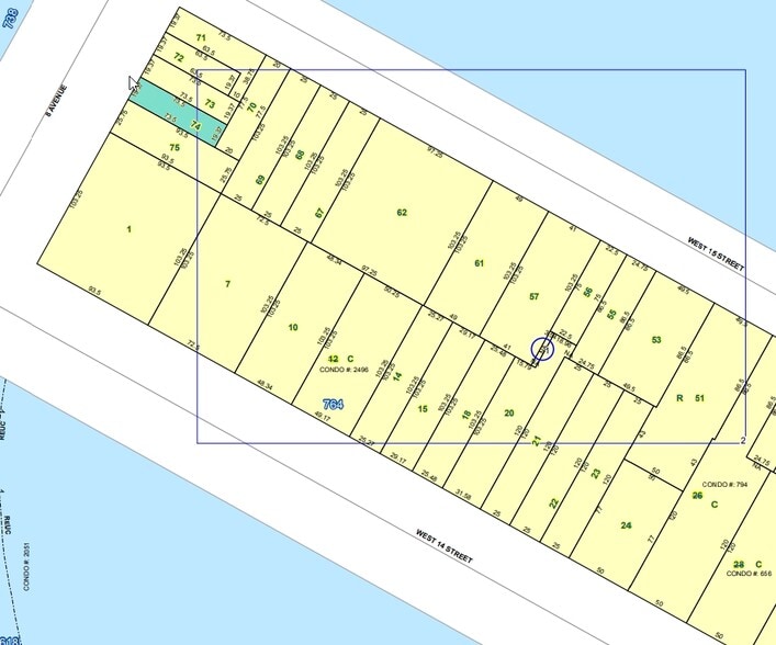 94 Eighth Ave, New York, NY for sale - Plat Map - Image 3 of 4