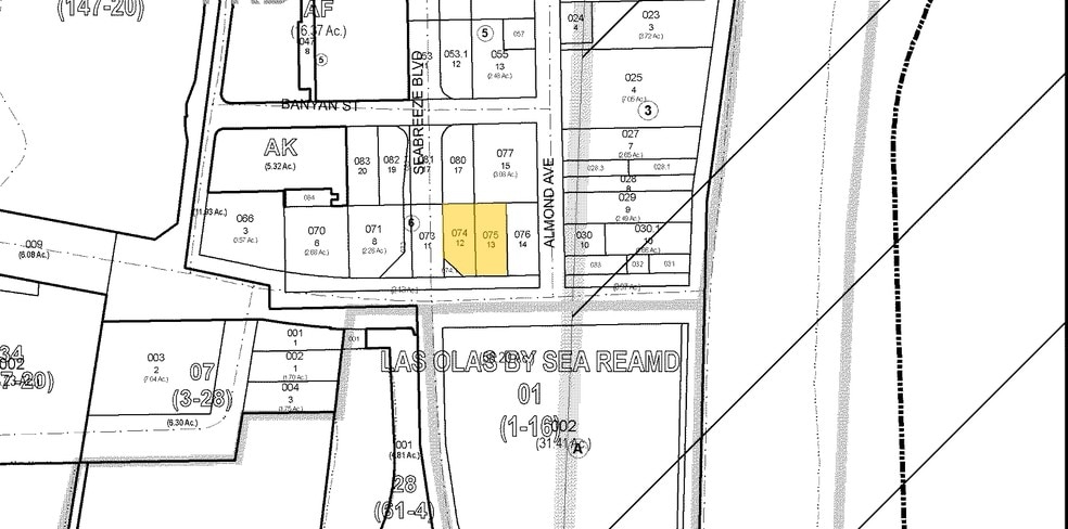 2933 E Las Olas Blvd, Fort Lauderdale, FL à louer - Plan cadastral - Image 3 de 3