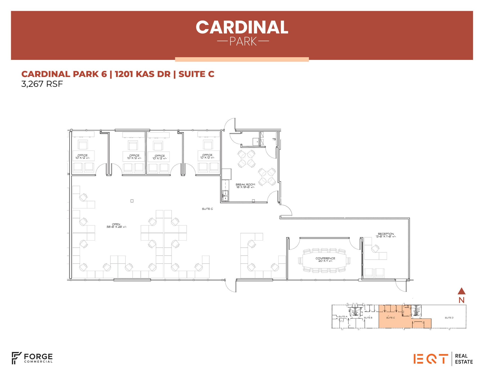 1703 N Plano Rd, Richardson, TX for lease Floor Plan- Image 1 of 2