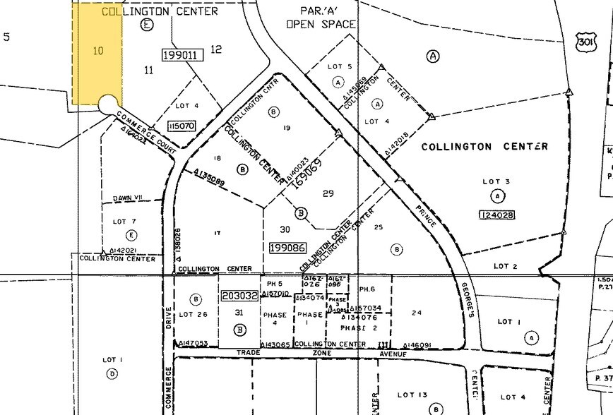 15800 Commerce Ct, Upper Marlboro, MD à louer - Plan cadastral - Image 2 de 11