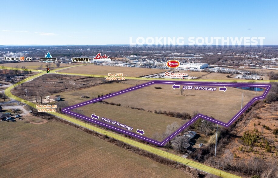 Hwy 265 & Old Wire Road, Springdale, AR à vendre - Aérien - Image 2 de 2