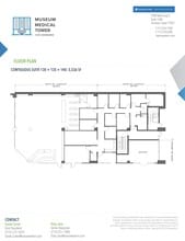 1213 Hermann Dr, Houston, TX à louer Plan d’étage- Image 2 de 2