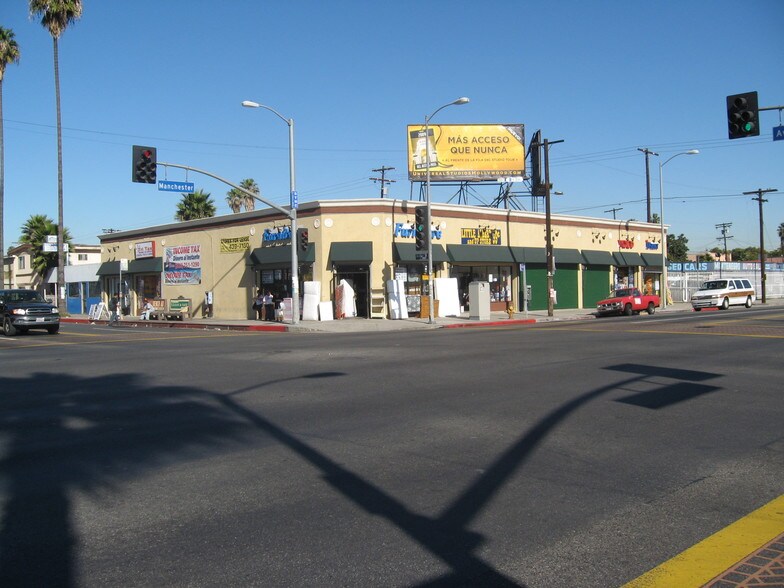 601-609 Manchester Ave, Los Angeles, CA à louer - Photo du bâtiment - Image 1 de 2