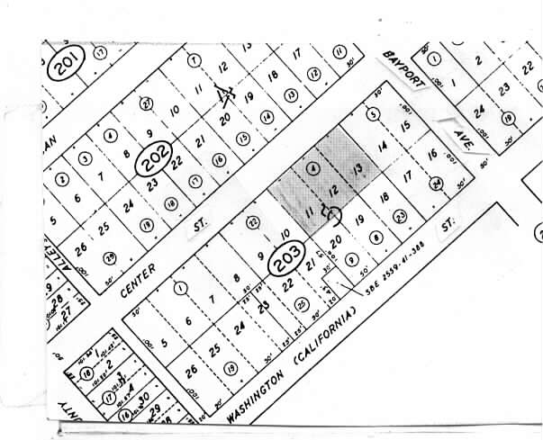 1013-1033 Center St, San Carlos, CA for sale - Plat Map - Image 3 of 4