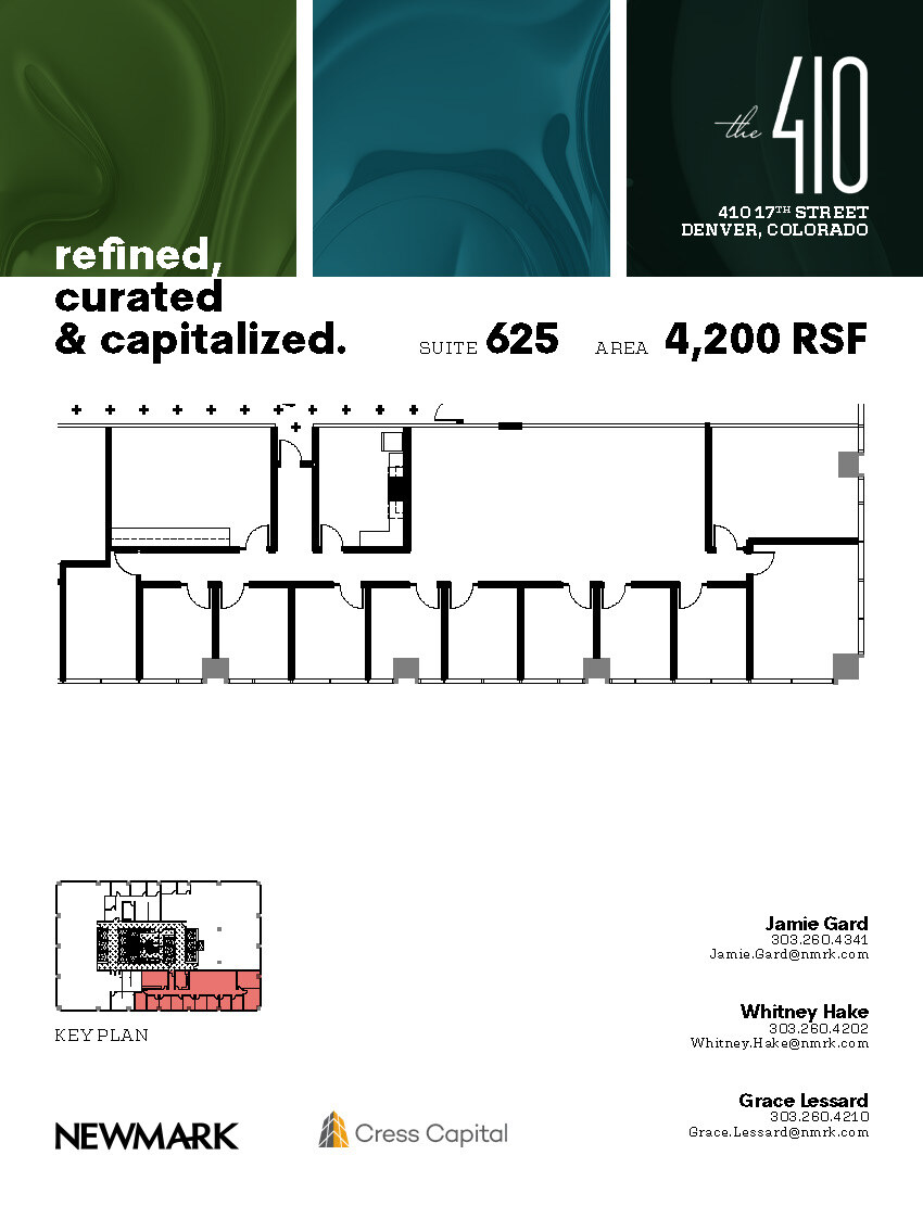 410 17th St, Denver, CO for lease Floor Plan- Image 1 of 1