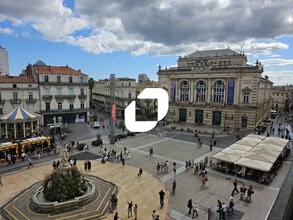 Montpellier - AERIAL map view