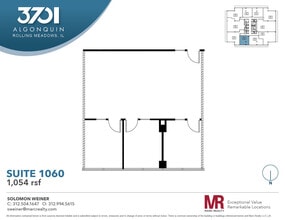 3701 Algonquin Rd, Rolling Meadows, IL à louer Plan d’étage- Image 1 de 3