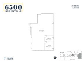6500 Greenville Ave, Dallas, TX à louer Plan d’étage- Image 1 de 6