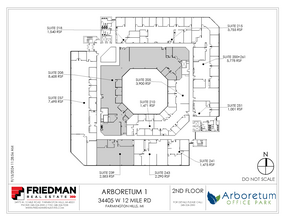 34405 W 12 Mile Rd, Farmington Hills, MI for lease Floor Plan- Image 2 of 2