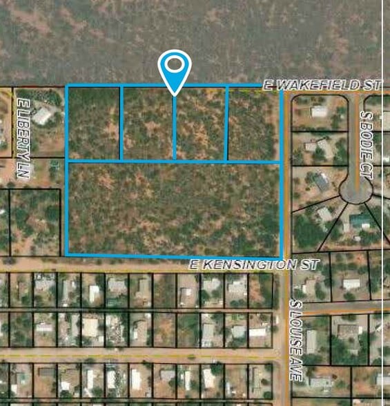 NWC Kensington St and Louise ave, Sierra Vista, AZ for sale - Aerial - Image 2 of 4