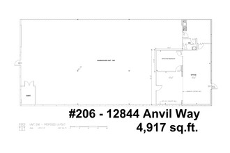 12824 Anvil Way, Surrey, BC à louer Plan de site- Image 1 de 1