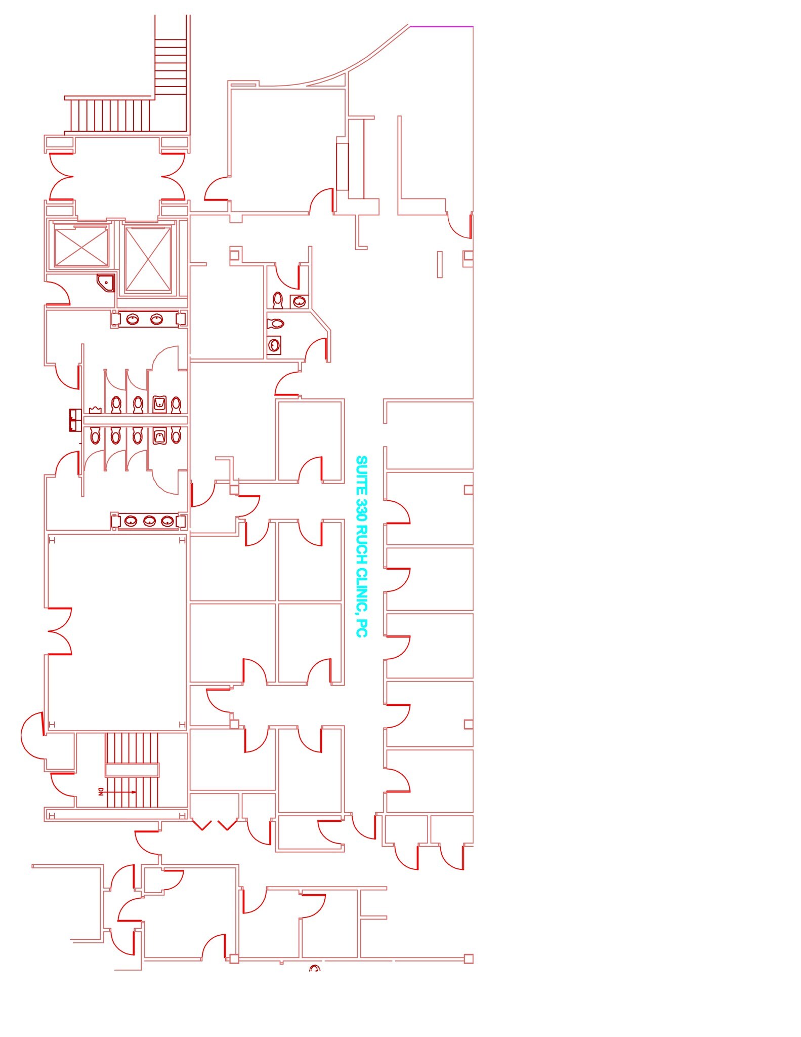 7705 Poplar Ave, Germantown, TN à louer Plan de site- Image 1 de 1