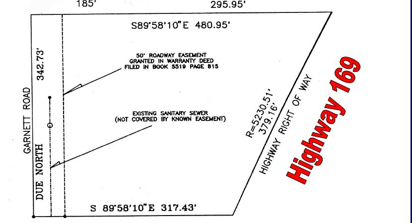 N Garnett Rd E, Owasso, OK for sale Plat Map- Image 1 of 3