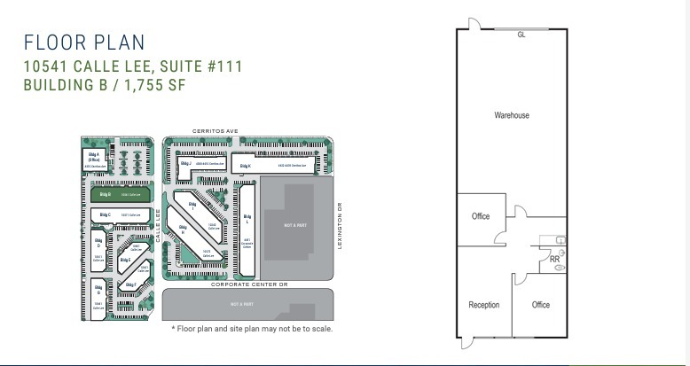 10541 Calle Lee, Los Alamitos, CA à louer Plan d’étage- Image 1 de 1