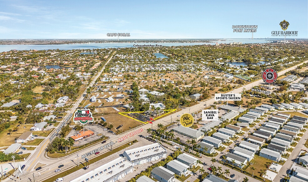 16680 Mcgregor Blvd, Fort Myers, FL for lease - Aerial - Image 2 of 10