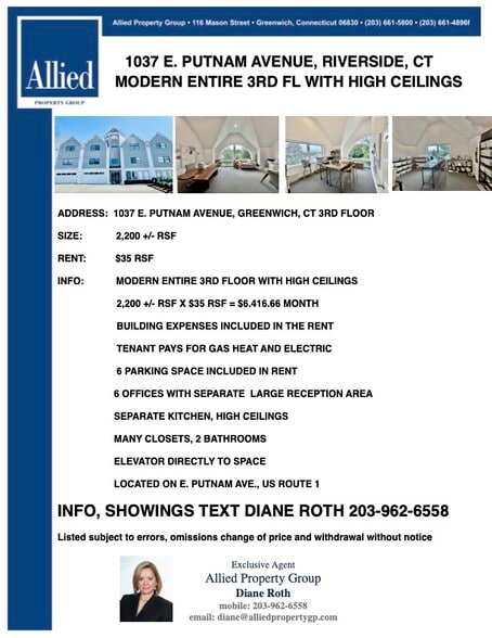 1037 E Putnam Ave, Riverside, CT for lease - Building Photo - Image 3 of 20