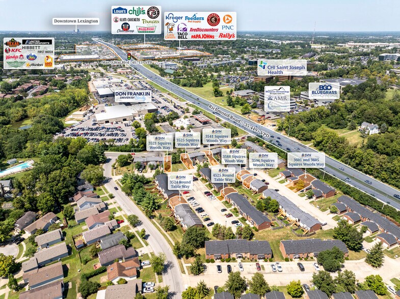 Lexington, KY 9-Unit Townhome Portfolio portefeuille de 9 propriétés à vendre sur LoopNet.ca - Photo du bâtiment - Image 2 de 25