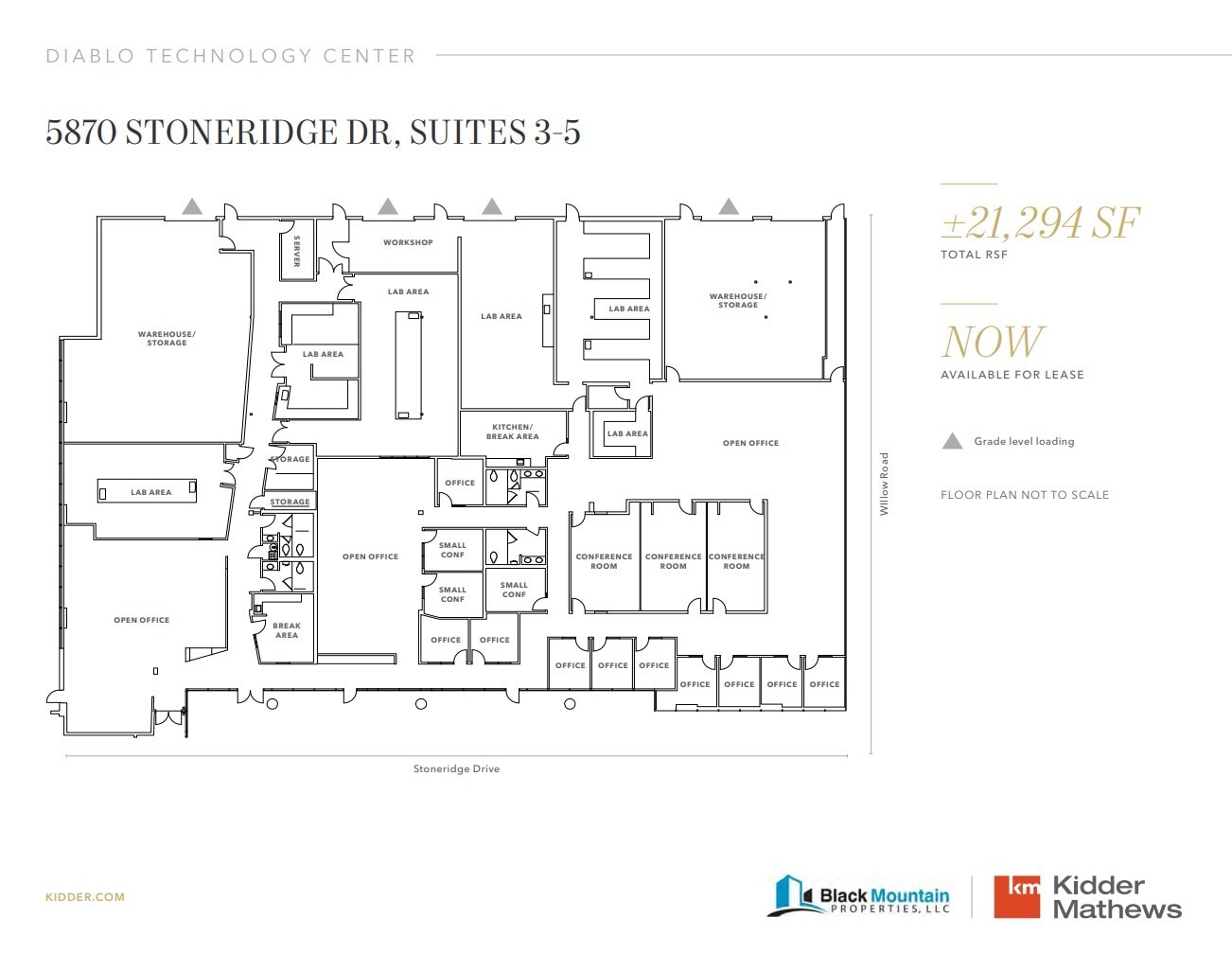 5870 Stoneridge Dr, Pleasanton, CA à louer Plan d’étage- Image 1 de 1