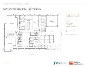 5870 Stoneridge Dr, Pleasanton, CA à louer Plan d’étage- Image 1 de 1