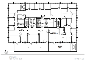 626 Wilshire Blvd, Los Angeles, CA à louer Plan d’étage- Image 1 de 1