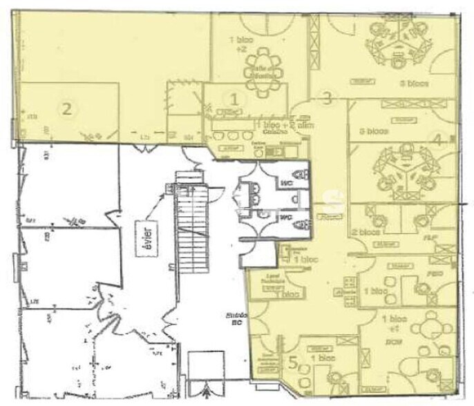100 Allée Saint Exupery, Montbonnot-Saint-Martin à louer - Plan d’étage - Image 2 de 3