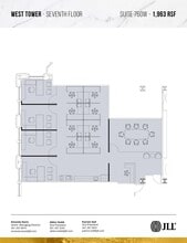 7501 Wisconsin Ave, Bethesda, MD à louer Plan d’étage- Image 1 de 2